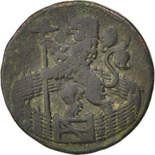 Paesi Bassi, HOLLAND, Duit, 1754, MB, Rame, KM:80