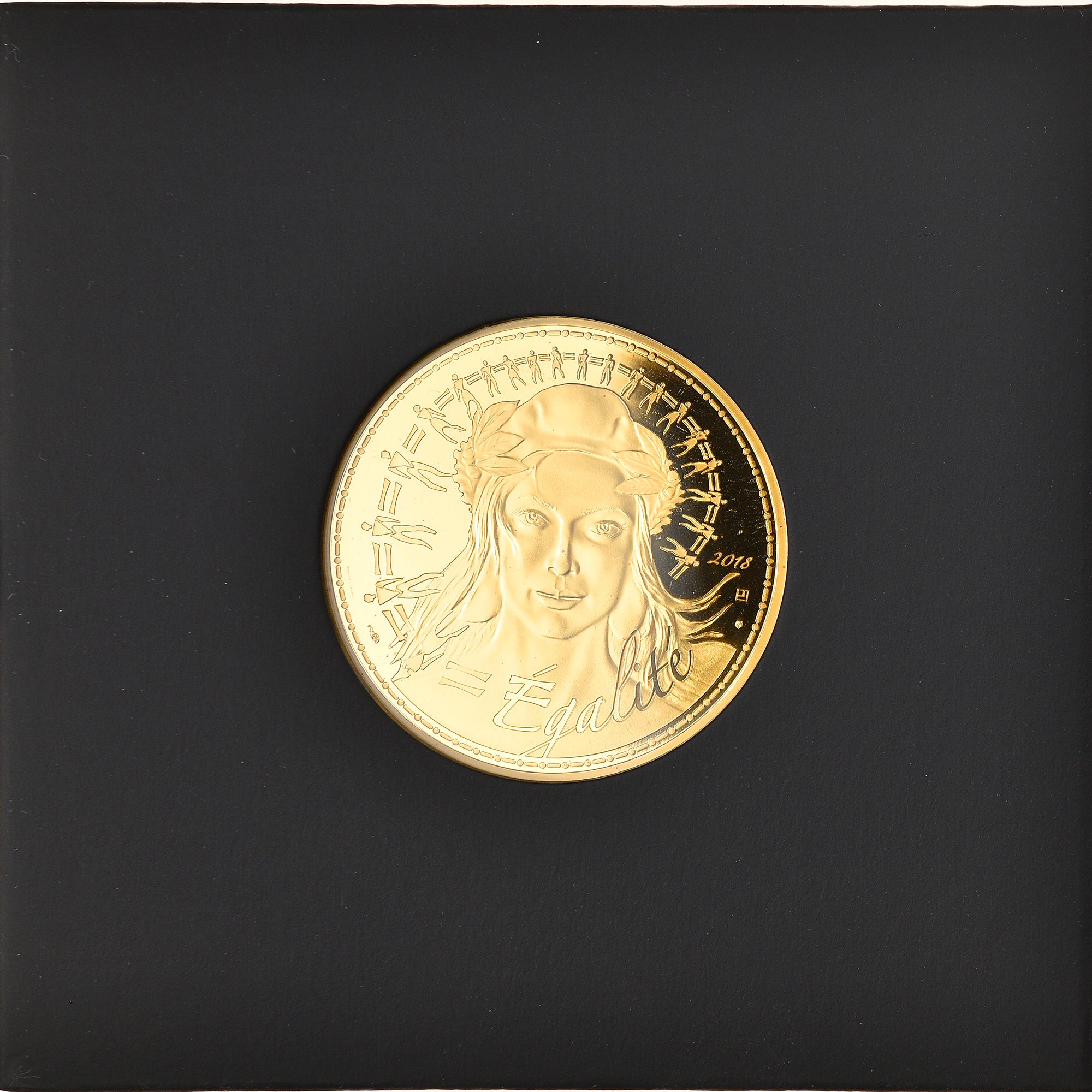 Frankrijk, Parijse munten, 1000 Euro, Marianne, Egalité, 2018, Paris, BU, FDC