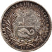 Moneta, Perù, SOUTH PERU, Sol, 1882, Santiago, BB, Argento, KM:196.14