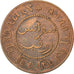 NETHERLANDS EAST INDIES, Cent, 1858, Utrecht, KM #307.2, EF(40-45), Copper, 23,.