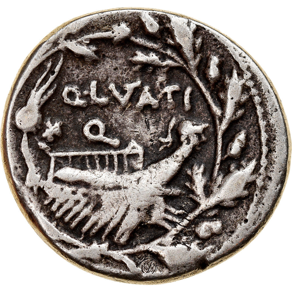 Monnaie, Lutatia, Denier, 109-108 BC, Rome, TTB, Argent, Crawford:305/1