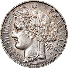 Coin, France, Cérès, Franc, 1888, Paris, MS(60-62), Silver, KM:822.1