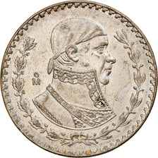 Münze, Mexiko, Peso, 1958, Mexico City, VZ, Silber, KM:459
