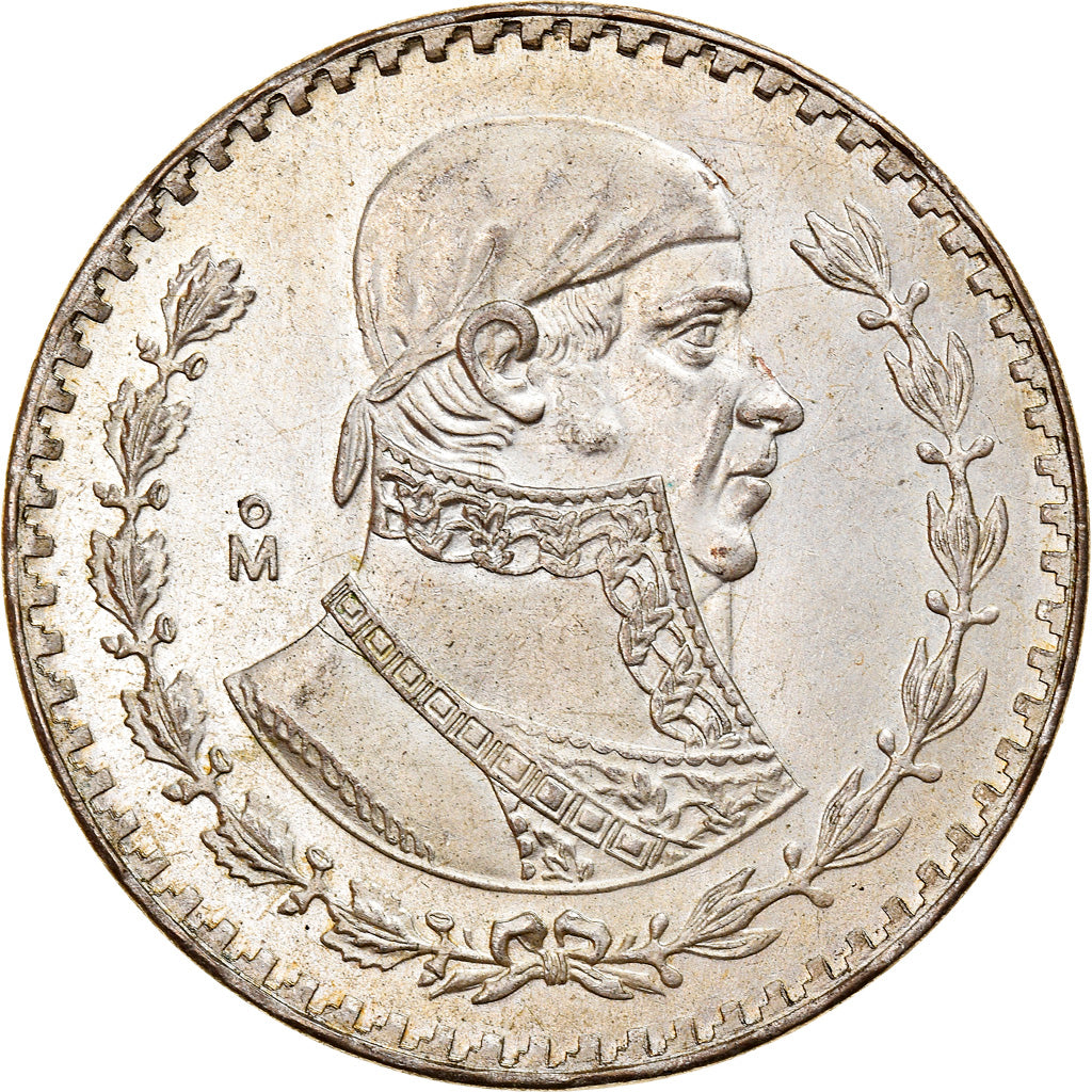 Münze, Mexiko, Peso, 1958, Mexico City, VZ+, Silber, KM:459