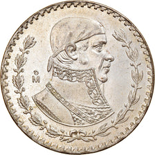Münze, Mexiko, Peso, 1958, Mexico City, VZ+, Silber, KM:459