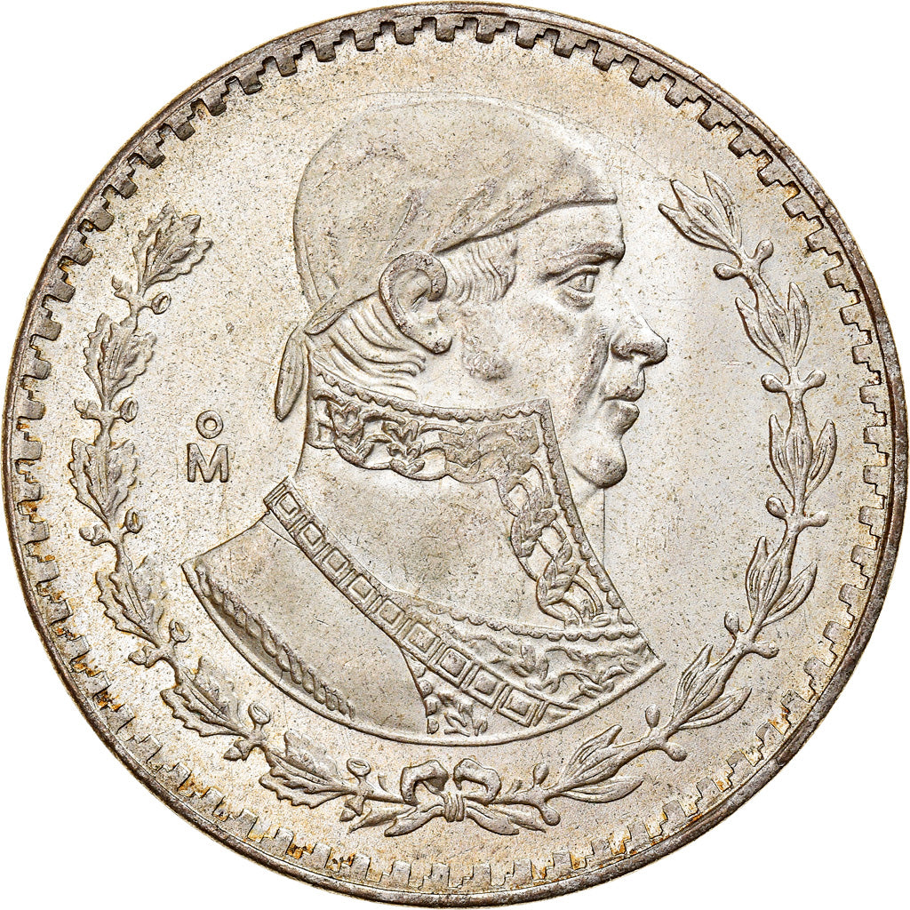 Münze, Mexiko, Peso, 1958, Mexico City, VZ+, Silber, KM:459