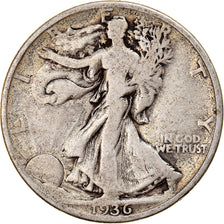Moneta, Stati Uniti, Walking Liberty Half Dollar, Half Dollar, 1936, U.S. Mint
