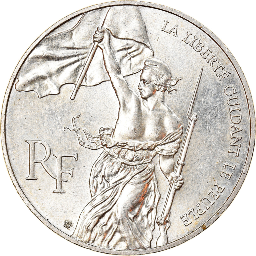 Munten, Frankrijk, Liberté guidant le peuple, 100 Francs, 1993, PR, Zilver