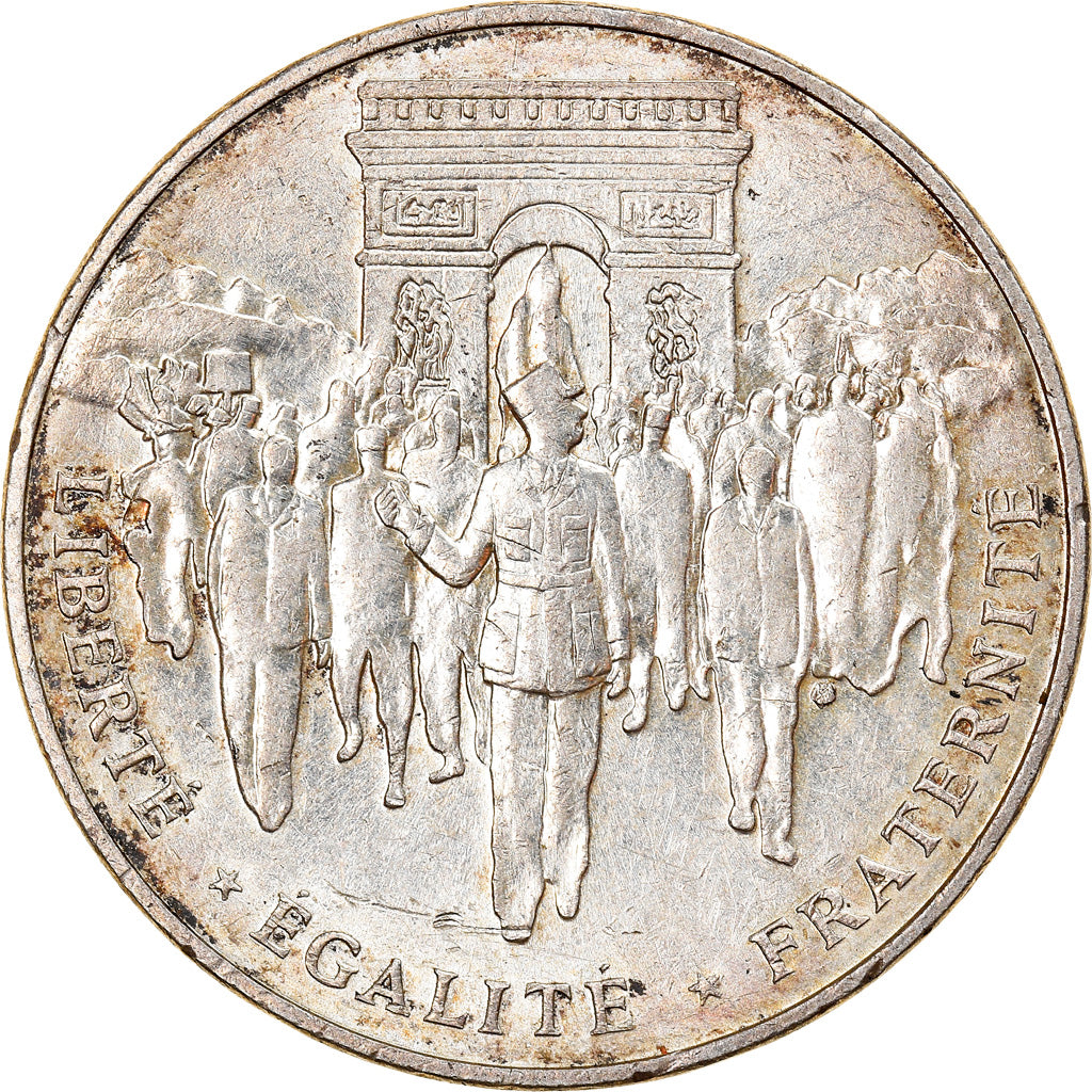 Münze, Frankreich, Libération de Paris, 100 Francs, 1994, Paris, SS+, Silber