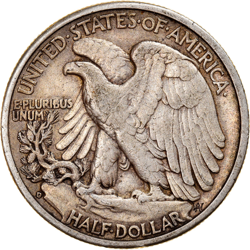 Moneta, Stati Uniti, Walking Liberty Half Dollar, Half Dollar, 1939, U.S. Mint