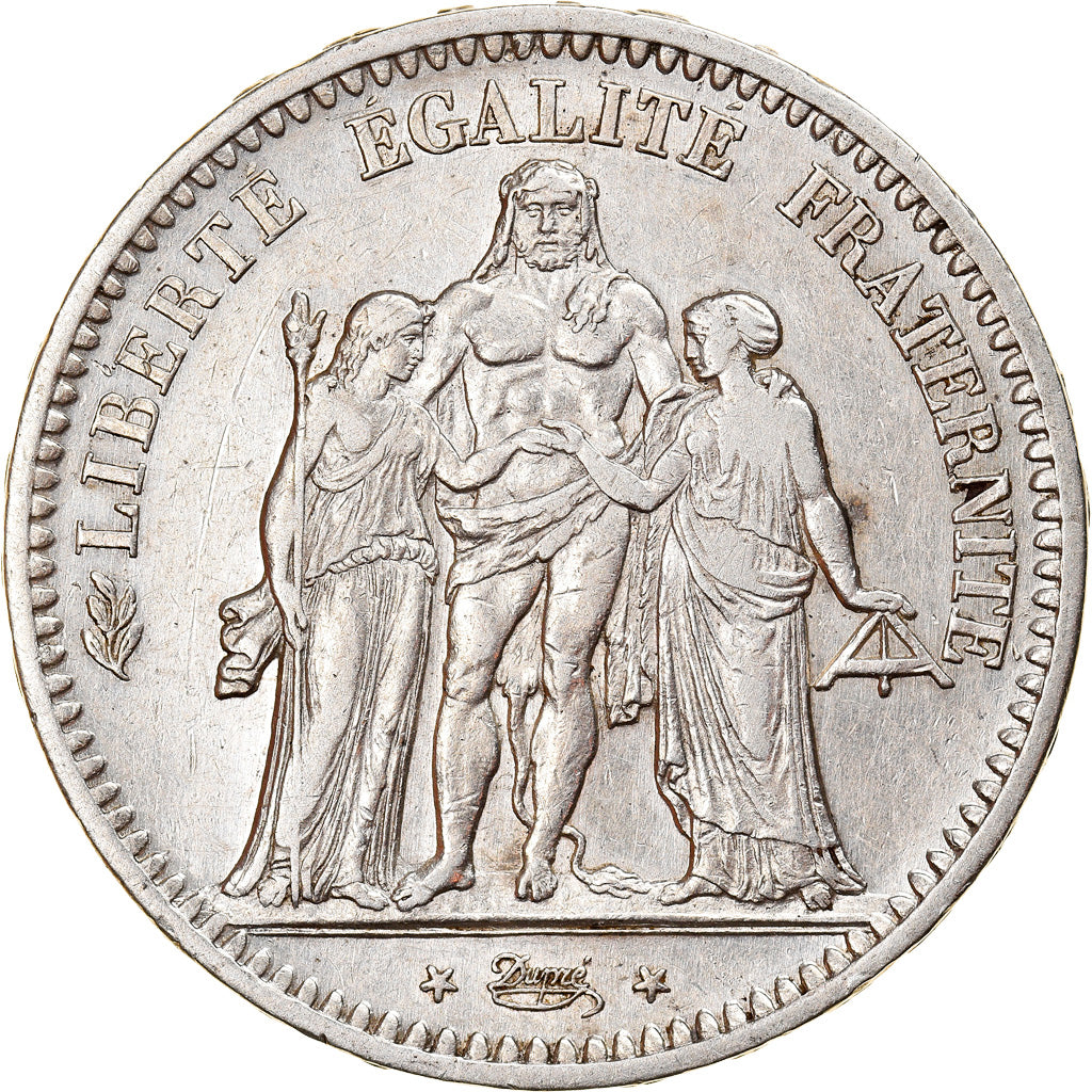 Monnaie, France, Hercule, 5 Francs, 1848, Paris, TTB+, Argent, Gadoury:683