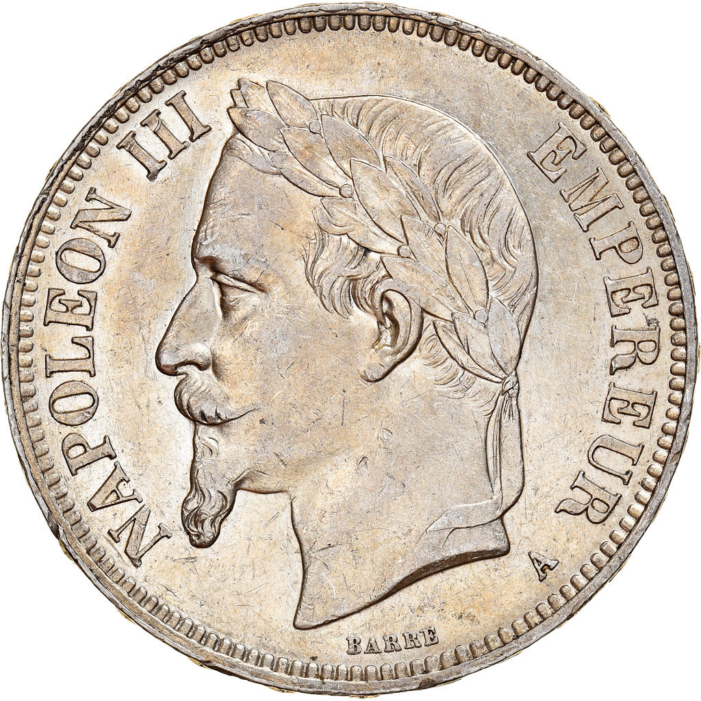 Munten, Frankrijk, Napoleon III, Napoléon III, 5 Francs, 1870, Paris, PR