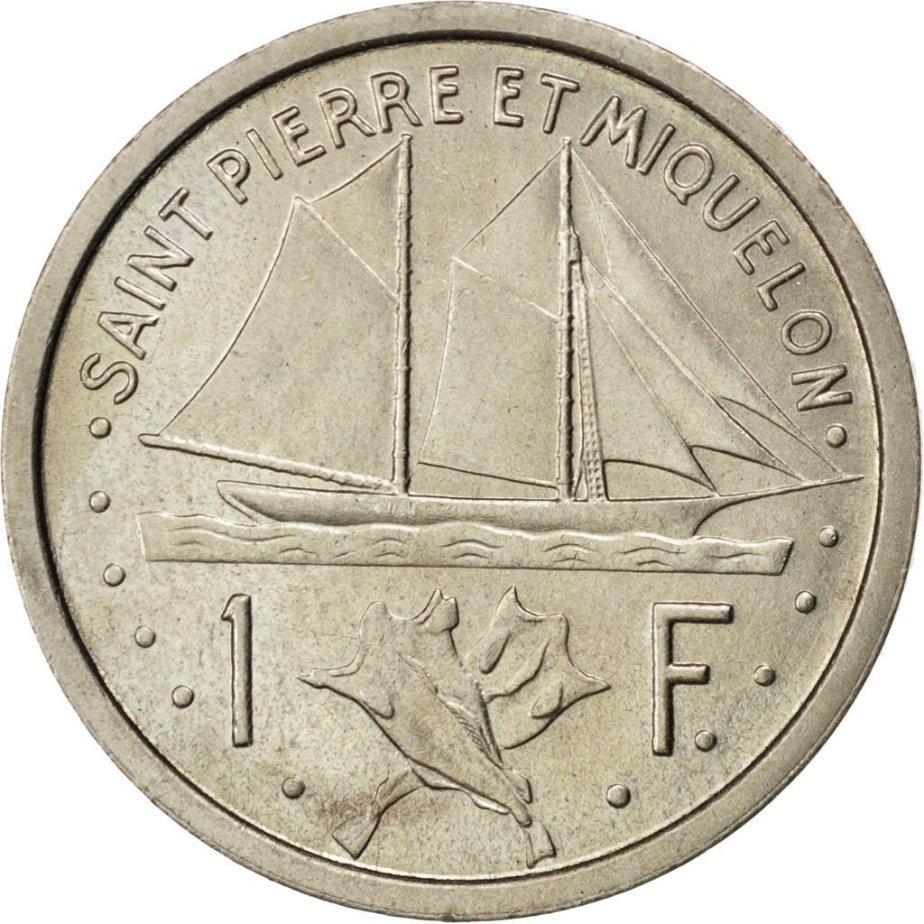 SAINT PIERRE & MIQUELON, Franc, 1948, Paris, SPL, Rame-nichel, KM:E1a, Lecomp...