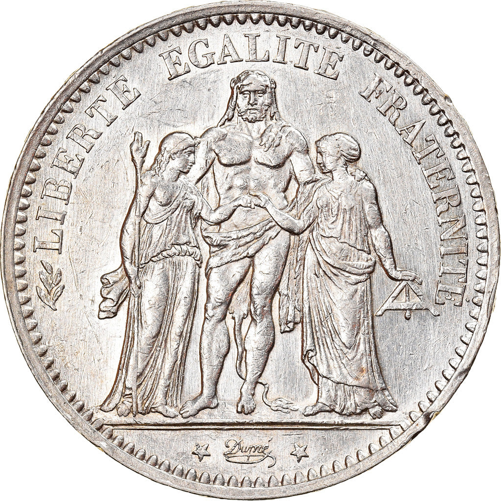 Monnaie, France, Hercule, 5 Francs, 1875, Paris, TTB+, Argent, Gadoury:745a