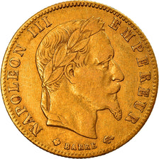 Moneda, Francia, Napoleon III, Napoléon III, 5 Francs, 1868, Strasbourg, MBC