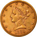 Coin, United States, Coronet Head, $10, Eagle, 1889, U.S. Mint, San Francisco