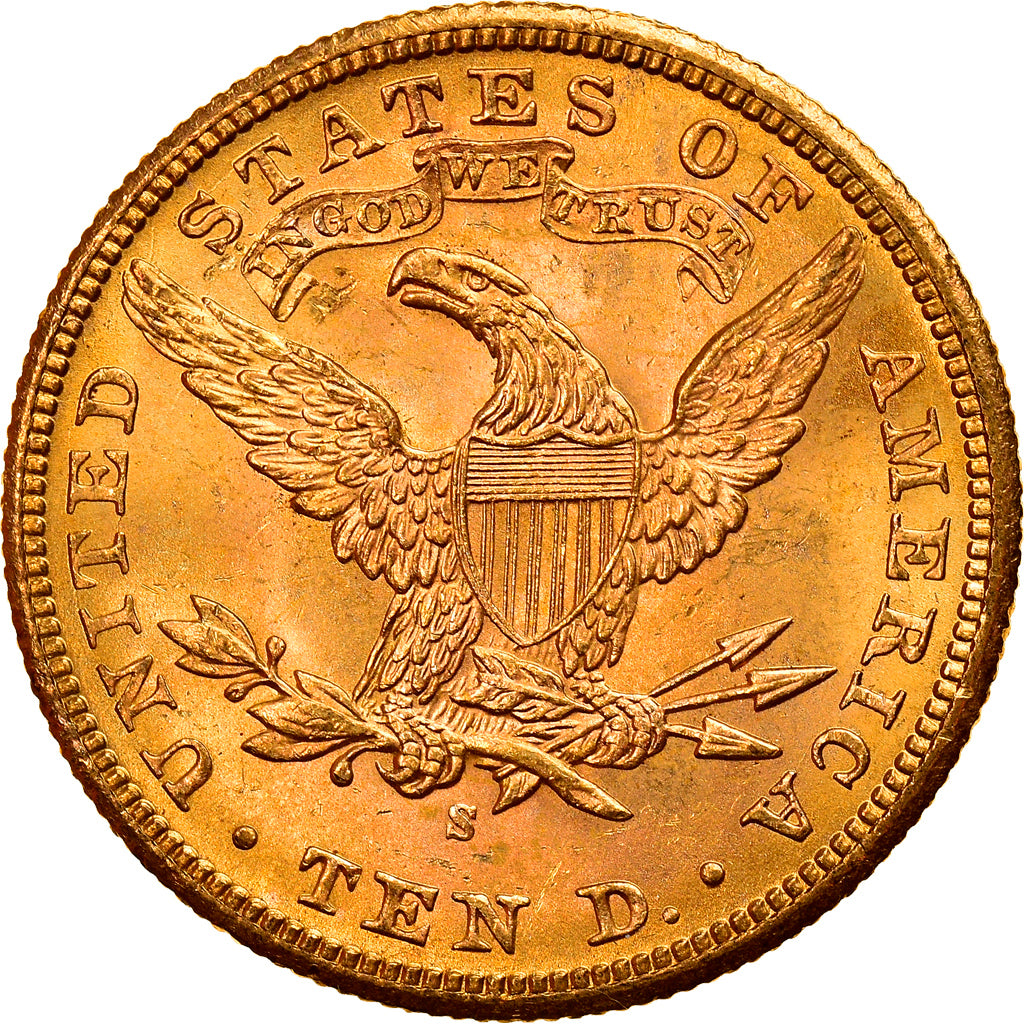 Moeda, Estados Unidos da América, Coronet Head, $10, Eagle, 1902, U.S. Mint