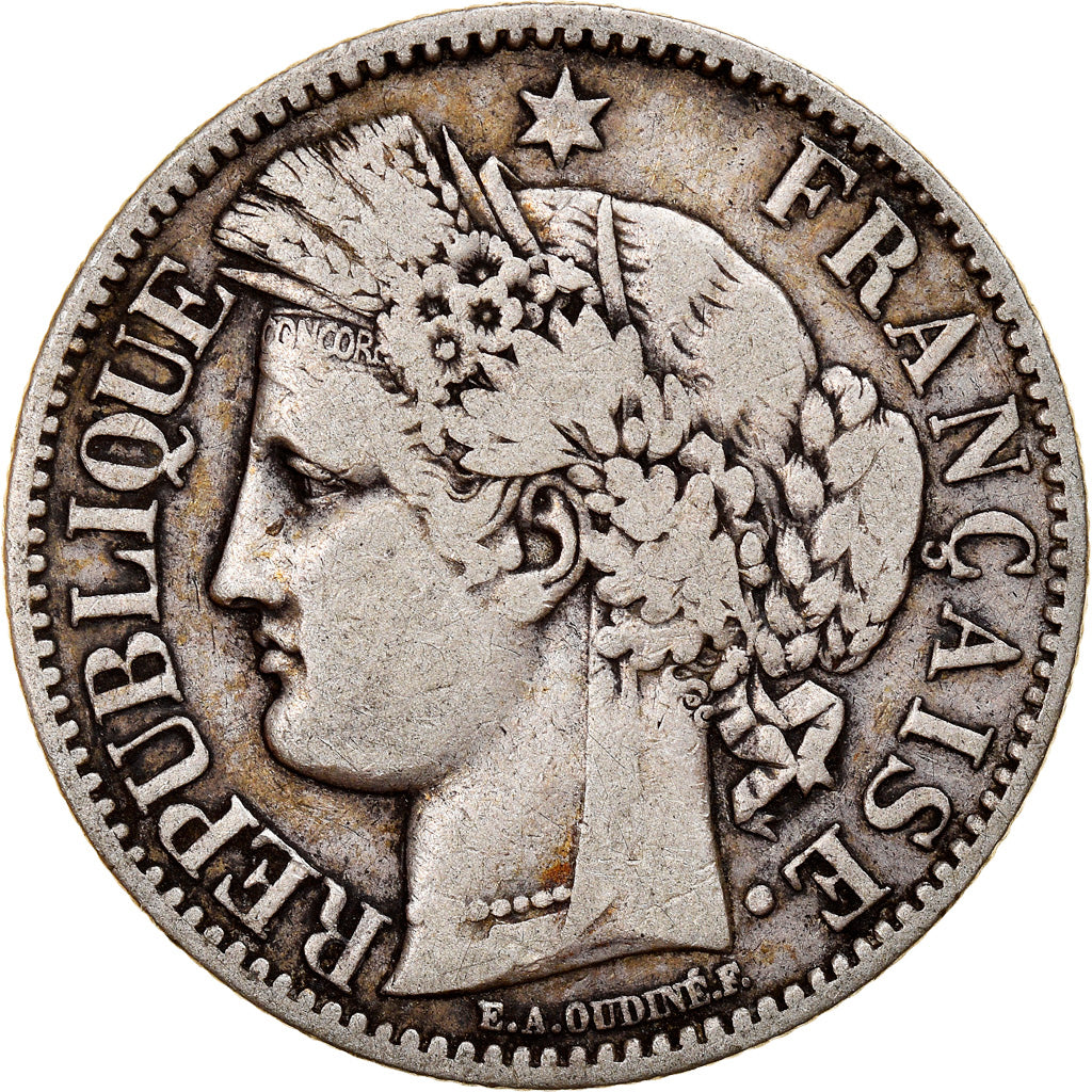 Monnaie, France, Cérès, 2 Francs, 1870, Paris, TB+, Argent, Gadoury:530