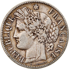 Moneta, Francja, Cérès, 2 Francs, 1887, Paris, EF(40-45), Srebro, KM:817.1