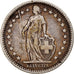 Coin, Switzerland, 2 Francs, 1886, Bern, VF(30-35), Silver, KM:21