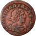 Munten, Frankrijk, Louis XIII, Louis XIII, Double Tournois, 1638, FR+, Koper