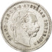 Austria, Franz Joseph I, 10 Kreuzer, 1872, BB, Argento, KM:2206