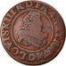 Coin, France, Double Tournois, 1632, Lyon, VF(30-35), Copper