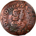 Moeda, ESTADOS FRANCESES, DOMBES, Double Tournois, 1641, Trévoux, VF(20-25)