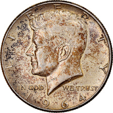Coin, United States, Kennedy Half Dollar, Half Dollar, 1964, U.S. Mint