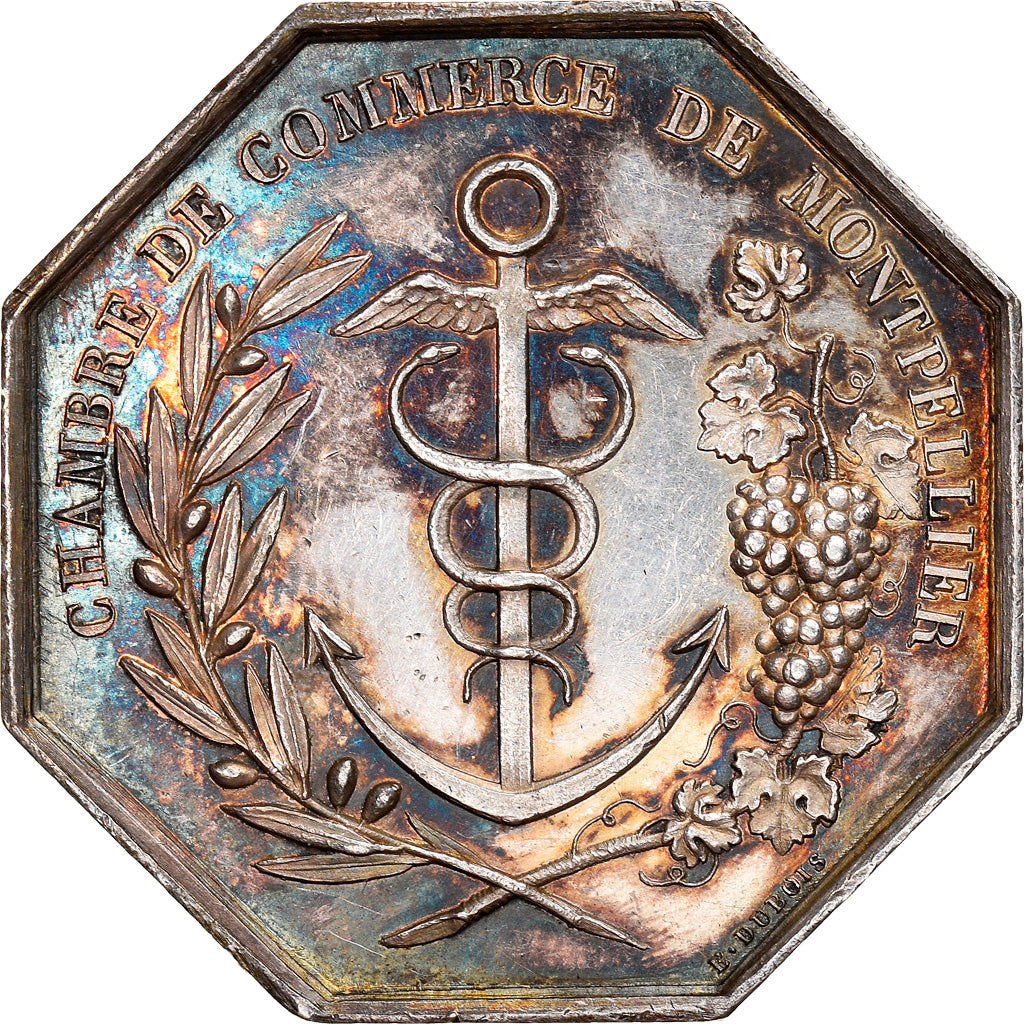 Francia, Token, Louis Philippe, Chambre de Commerce de Montpellier, Dubois, SPL