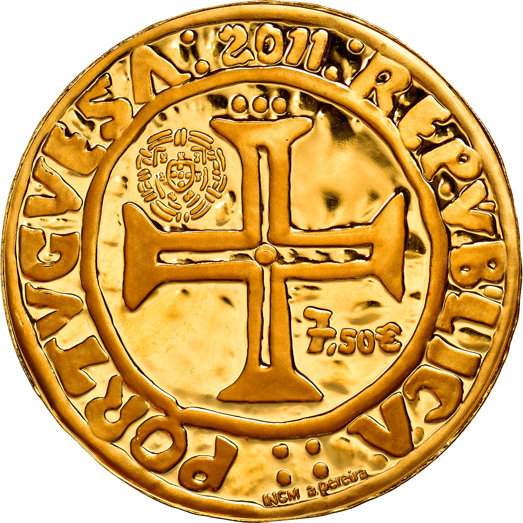 Portugal, 7,5 Euro, 2011, Lisbonne, FDC, Or