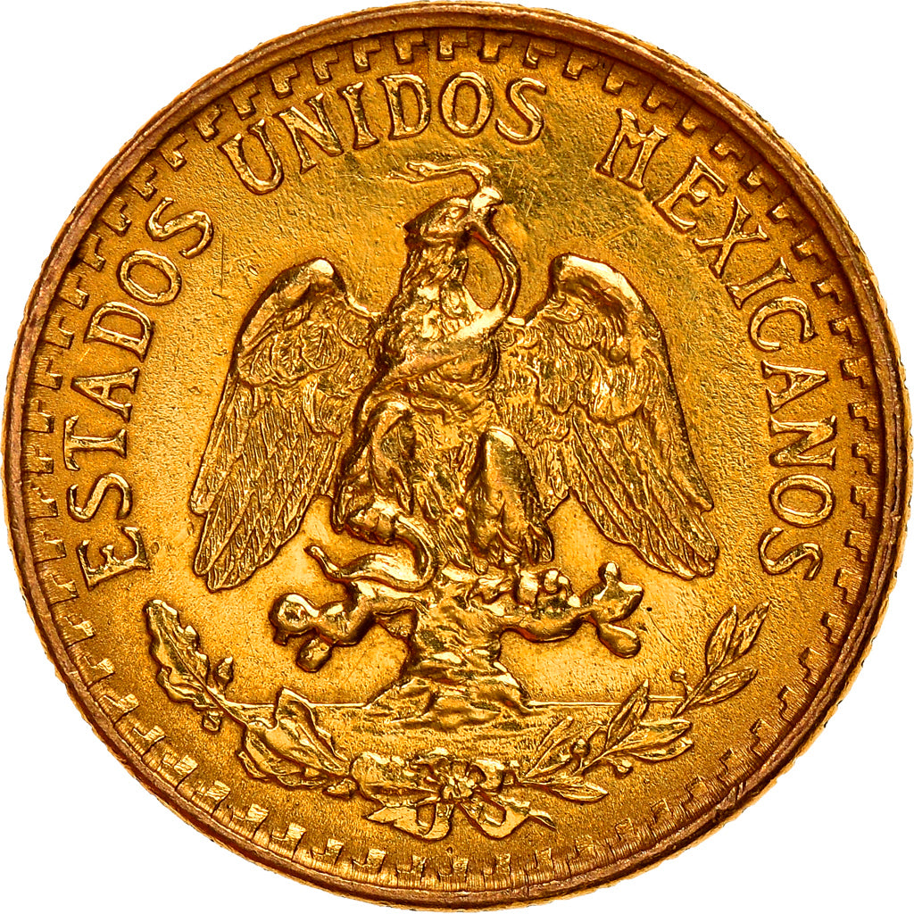 Münze, Mexiko, 2 Pesos, 1945, Mexico City, VZ, Gold, KM:461