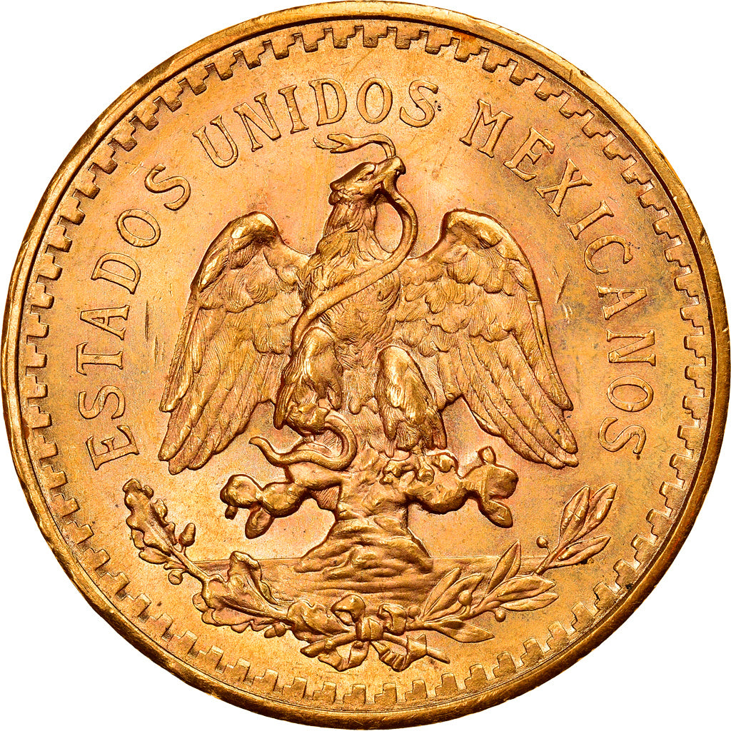 Moneta, Messico, 50 Pesos, 1945, Mexico City, SPL, Oro, KM:481