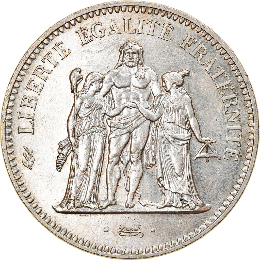 Monnaie, France, Hercule, 50 Francs, 1974, Frappe hybride, SUP+, Argent