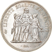 Monnaie, France, Hercule, 50 Francs, 1974, Frappe hybride, SUP+, Argent