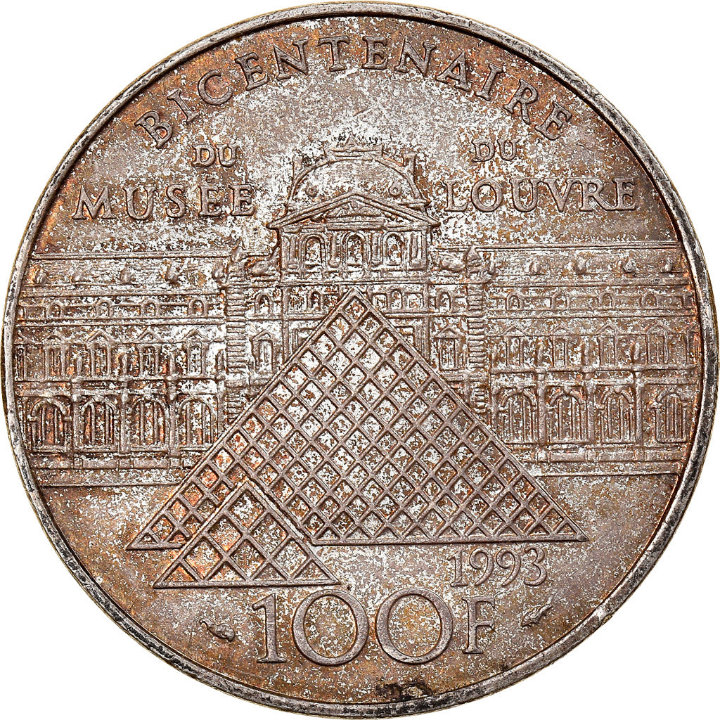 Moeda, França, Liberté guidant le peuple, 100 Francs, 1993, Paris, AU(50-53)