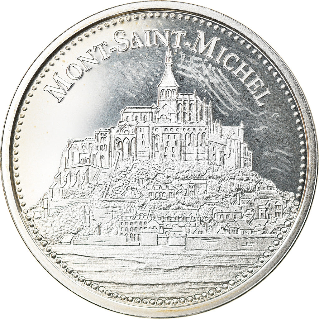 Francia, medaglia, Le Mont Saint-Michel, Arts & Culture, FDC, Argento