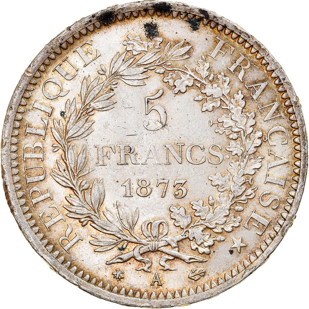 Monnaie, France, Hercule, 5 Francs, 1873, Paris, SUP, Argent, Gadoury:745a