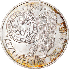 Coin, GERMANY - FEDERAL REPUBLIC, 10 Mark, 1987, Hamburg, Germany, MS(63)