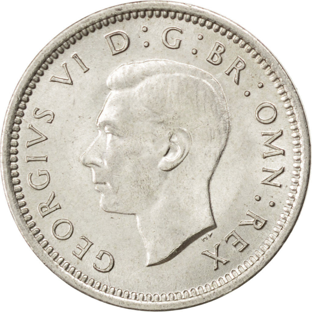 GREAT BRITAIN, 3 Pence, 1937, KM #848, MS(60-62), Silver, 16, 1.42