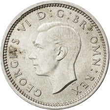 Coin, Great Britain, George VI, 3 Pence, 1938, AU(55-58), Silver, KM:848