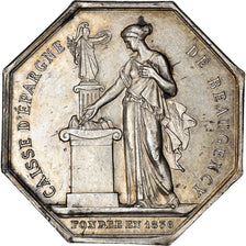 France, Jeton, Savings Bank, Caisse d'Epargne de Beaugency, 1874, Borrel, TTB+