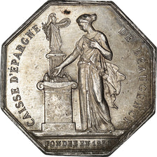 France, Jeton, Savings Bank, Caisse d'Epargne de Beaugency, 1874, Borrel, SUP