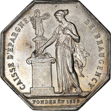 France, Jeton, Savings Bank, Caisse d'Epargne de Beaugency, 1874, Borrel, SUP