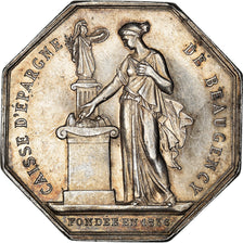 France, Jeton, Savings Bank, Caisse d'Epargne de Beaugency, 1874, Borrel, SUP