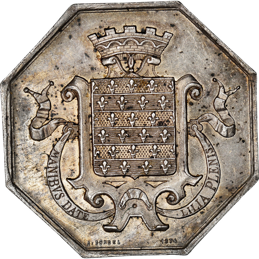 Frankreich, Token, Savings Bank, Caisse d'Epargne de Beaugency, 1874, Borrel