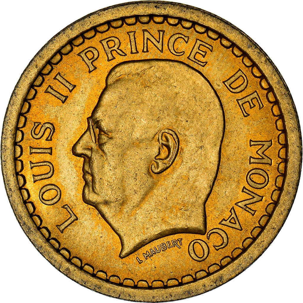 Moneta, Monaco, 2 Francs, 1943, Paris, SPL, Rame-alluminio, Gadoury:134
