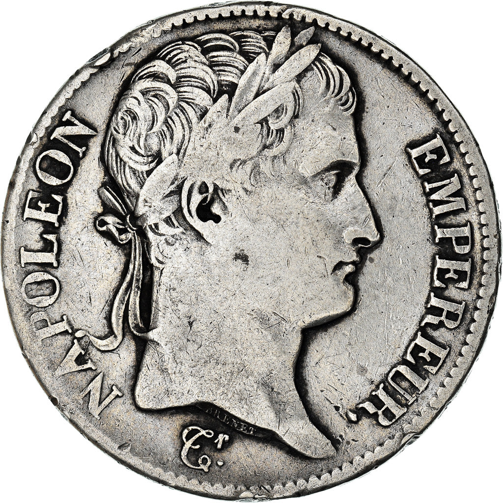 Moeda, França, Napoléon I, 5 Francs, 1808, Rouen, VF(30-35), Prata, KM:686.2