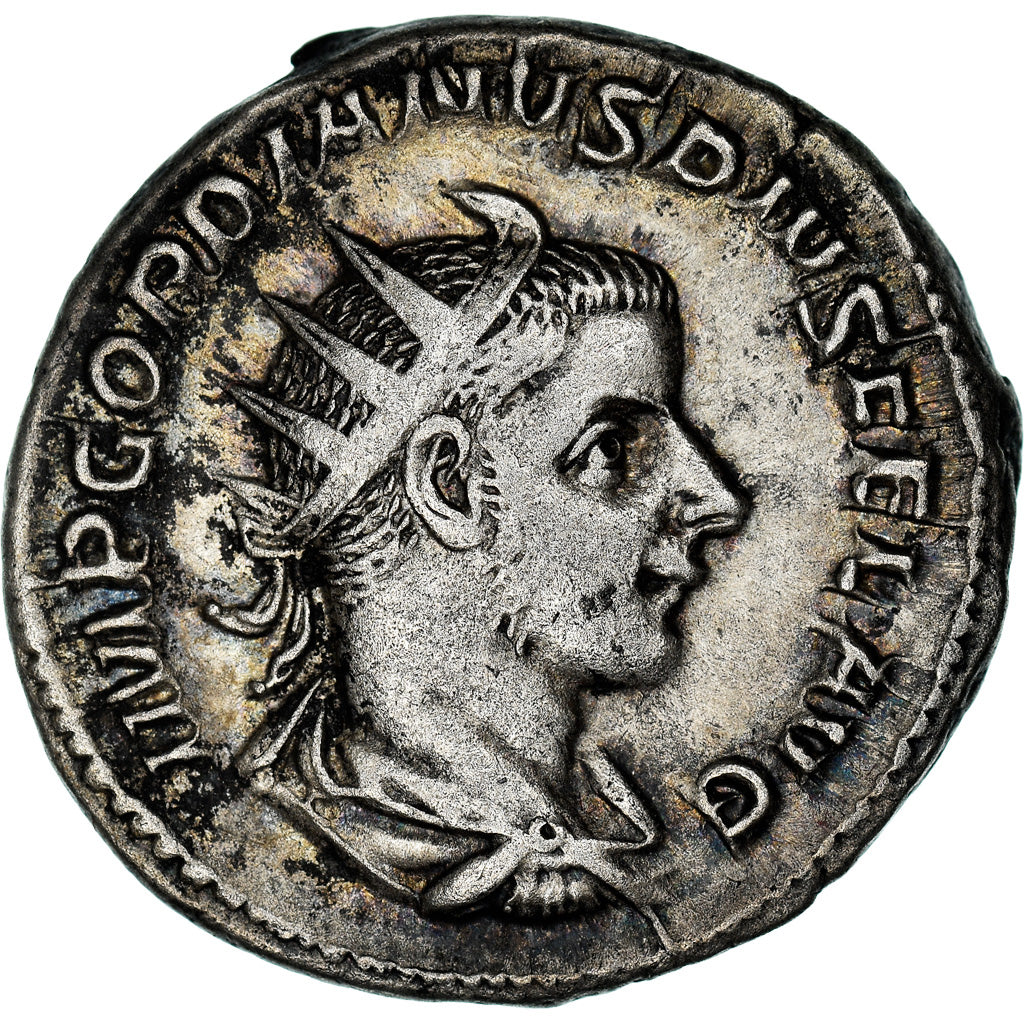 Moneta, Gordian III, Antoninianus, 243, Roma, BB, Biglione, RIC:147