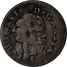 Munten, Frankrijk, Louis XVI, Sol à l'Ecu, 1789, Bordeaux, ZG+, Koper